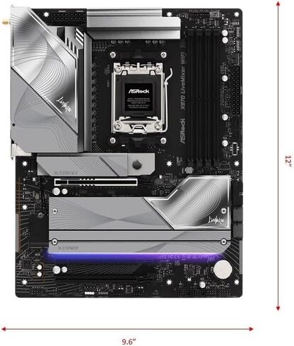 ASRock X870 LiveMixer WiFi AM5 Motherboard | AMD Ryzen 9000/8000/7000 | DDR5 8000+ (OC) | Dual USB4 | PCIe 5.0 | WiFi 7 | 16+2+1 Power Phase | 5GbE LAN in Saudi Arabia