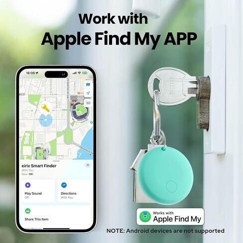 Mini Smart Tags Tracker Work with Apple Find My (iOS Only), IP67 Waterproof, Keys Finder and Item Locator for Keys, Bags,Luggage and More (Not for Android) (Macaroon, 5 Pack) in Saudi Arabia