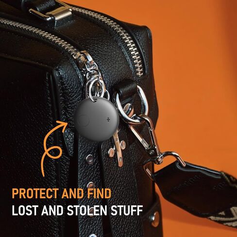 IP68 البديل المقاوم للماء ، يعمل Finder Smart Tag Key مع Find My (iOS Only) ، Tracker Bluetooth ، موقع Finder للمفاتيح ، الأمتعة ، حقيبة الظهر ، Wallet (Black ، 1 Pack) in Kuwait