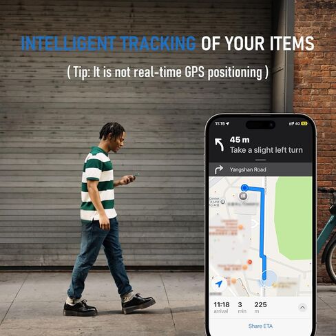 IP68 البديل المقاوم للماء ، يعمل Finder Smart Tag Key مع Find My (iOS Only) ، Tracker Bluetooth ، موقع Finder للمفاتيح ، الأمتعة ، حقيبة الظهر ، Wallet (Black ، 1 Pack) in Kuwait