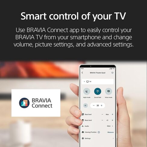 Sony K75xr70 75 بوصة 4K Bravia LCD MINI LED ARRAY ARRAY HDR Google TV مع حامية AudioQuest G8 8-OTLET USB-A/USB-C AC AC (2024) in Saudi Arabia