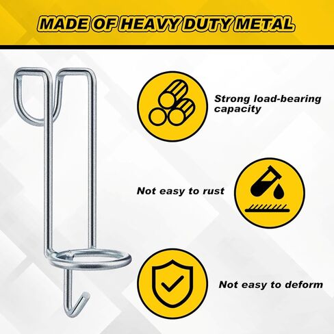 2 قطعة خطاف دلو مياه للخيول المحمولة القابلة للإزالة دلو الفروسية هوك الشماعات ملحقات كشك الحصان لإطعام الحصان وربط الحصان في الصيف، تعلق على الجدران أو الأبواب in Kuwait