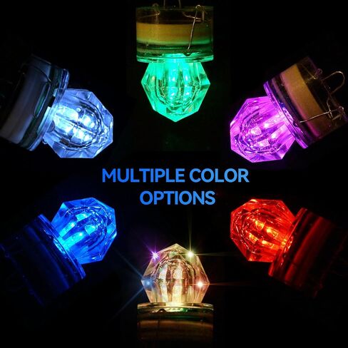 5pcs LED الصيد الساحرة الماس ، الماس ، المياه الجاذبية الجاذبية الصيد ، إغراء الصيد الفلاش تحت الماء لصيد الأسماك الجلي in Kuwait