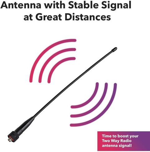 ترقية MP-701 SMA هوائي أنثى لـ Baofeng-VHF/UHF (144/430 ميجا هرتز) 50watt ، 8.3 بوصة هوائي السوط-مرن يدوية ل uv82 ، UV5R ، BF-F8HP ، UV-5RA ، UV-5RE ، UV-5R in Kuwait