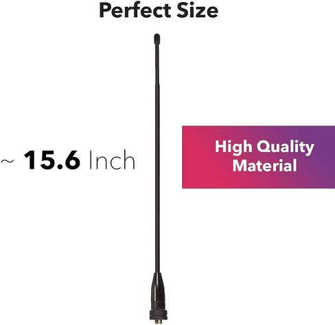 ترقية MP-701 SMA هوائي أنثى لـ Baofeng-VHF/UHF (144/430 ميجا هرتز) 50watt ، 8.3 بوصة هوائي السوط-مرن يدوية ل uv82 ، UV5R ، BF-F8HP ، UV-5RA ، UV-5RE ، UV-5R in Kuwait