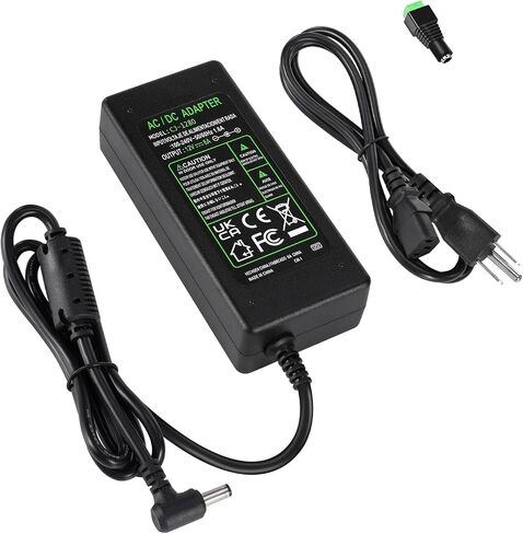 DC 12V 8A Power Supply Adapter, 96W AC 100V-240V to DC Transformer, 12V 8A Switching Adapter AC/DC Converter, AC/DC Transformer for LED Strip Lights, CCTV Camera, 3D Scanner in Saudi Arabia