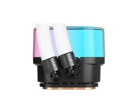 Corsair ICUE Link H150i RGB CPU CPU COWNER - 360 مم AIO - معجبين QX120 RGB - FITS Intel® LGA 1700 ، AMD® AM5 - ICUE LINK SYSTEM HUB المضمّن - أبيض (متجدد) in Kuwait
