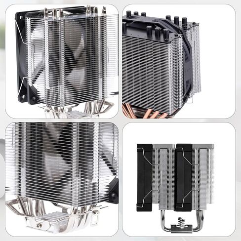 8 PCS 12 CM CPU Heatsink Fan Buckle, Computer Mainboard CPU Radiator Fan Fixing Clip, CpuRadiator Fans Hook Fixed Bracket Pc Mainboard CpuRadiator Fans Wire Buckle Upper Hook Type Fixing Clips, 12cm in Saudi Arabia