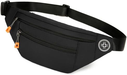 Crossbody Fanny Pack, Waist Pack Runners Bag Money Belt Phone Holder for Running Sports Hiking Traveling Cycling for Women & Men-Carrying All Phones in Saudi Arabia