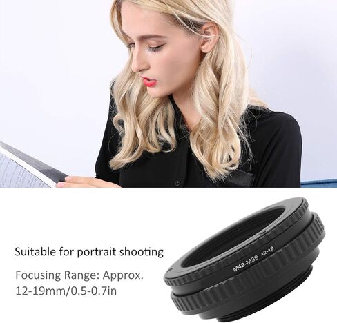 Tbest NEWYI M42 M39 12 19mm Aluminium Alloy Refit Amplification Lens Macro Focusing Tube for Photography and Digital Camera in Saudi Arabia