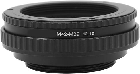 Tbest NEWYI M42 M39 12 19mm Aluminium Alloy Refit Amplification Lens Macro Focusing Tube for Photography and Digital Camera in Saudi Arabia