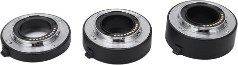 TBEST MACRO Extension Tube Set 10mm 16mm 21mm 21mm Adapter Auto Focus for M4 / 3 Mount Cameras Aluminium Apoy Date Firmo in Saudi Arabia