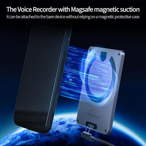 AI Voice Recorder Translator Control ، Asscripe & Turner مع تقنية الذكاء الاصطناعي ، دعم لغات متعددة ، 64 جيجابايت ، بطارية 40 ساعة ، بيك آب 10 أمتار ، للمحاضرات والاجتماعات والمكالمات والفضة in Saudi Arabia