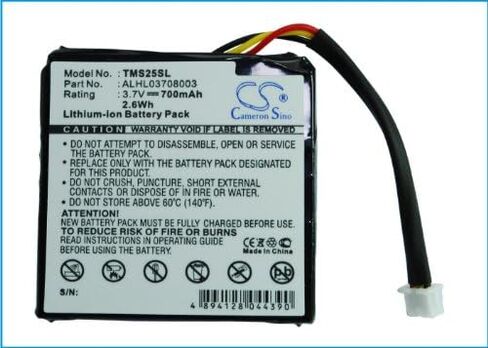 XPS Replacement Battery for Tomtom 4EN.001.02 4EN42 4EN52 4EV42 4EV52 Star 20 Star 25 Tomtom ALHL03708003 in Saudi Arabia