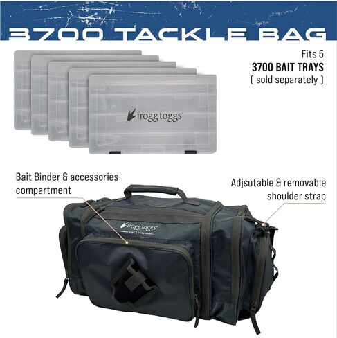 FROGG TOGGS Fishing Tackle Storage Bag, Dark Graphite in Saudi Arabia