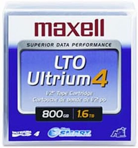 Maxell 183906 5-Pack LTO Ultrium 4 Tape Cartridge LTO-4 800GB (الأصلي) / 1.6 تيرابايت 120 معدل نقل in Saudi Arabia
