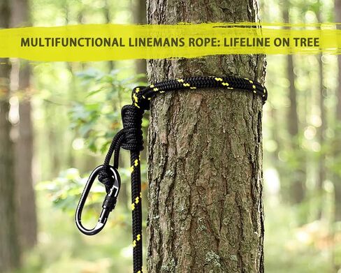 Uiihunt Complete Tree Saddle Hunting System Kit: يتضمن تعليقًا على Tree Stand و Gen1 Hunting Saddle و Tether & Lineman's Rope in Kuwait