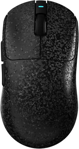 Ajazz AJ199 Wireless Gaming Mouse Ultra-Lightweight 55g Tri-Mode Connection 24000 DPI PAW3311 Sensor Carbon Fiber Shell 500mAh Battery 1K Polling Rate Durable & Anti-Slip Design Black in Saudi Arabia