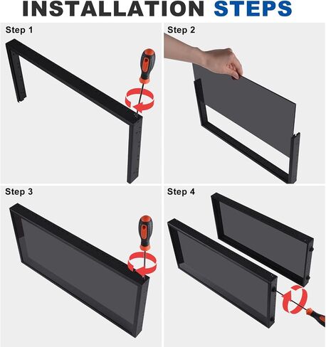 حامل خادم GeeekPi 8U للشبكة والخوادم ومعدات الصوت والفيديو، حامل DeskPi RackMate T1، أسود in Kuwait