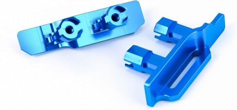 Aluminium Alloy Adjustable 3S 4S Tall Battery Holder Mount Hold Down for 1/10 MAXX,Blue in Saudi Arabia