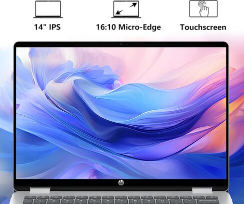 HP OmniBook 5 Flip 2-in-1 Laptop | 14" WUXGA IPS Touchscreen | 10-Core Intel Core 7 150U | 16GB DDR5 1TB SSD | Backlit Keyboard Wi-Fi6E 5MP IR Privacy Camera Win 11 w/DLCA Accessory in Saudi Arabia