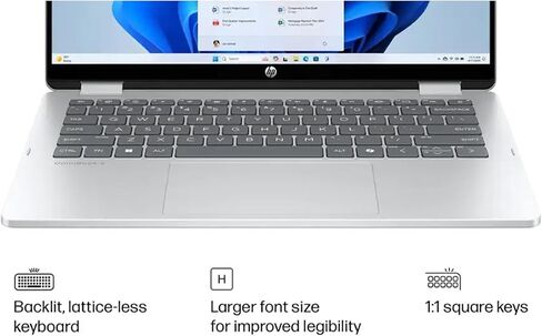 HP OmniBook 5 Flip 2-in-1 Laptop | 14" WUXGA IPS Touchscreen | 10-Core Intel Core 7 150U | 16GB DDR5 1TB SSD | Backlit Keyboard Wi-Fi6E 5MP IR Privacy Camera Win 11 w/DLCA Accessory in Saudi Arabia