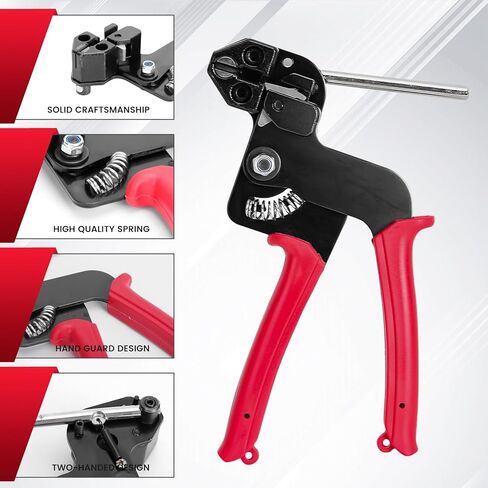 روابط الرمز البريدي المعدني في الهواء الطلق ، أداة التعادل المعدنية المعدنية مع 100 pcs 11.8 بوصة روابط zip من الفولاذ المقاوم للصدأ ، أداة التثبيت القابلة للتعديل/القطع (200 رطل) للصناعات/السياج in Kuwait