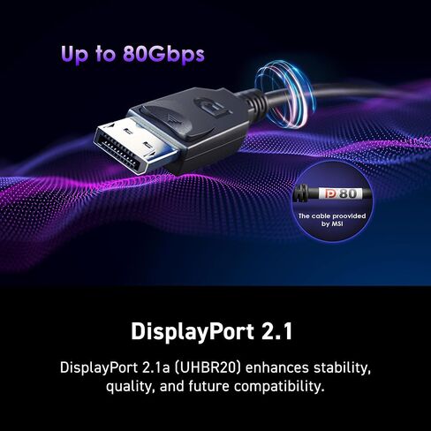 MSI MPG 322URX QD-OLED 32 بوصة 3840 × 2160 (UHD) شاشة كمبيوتر ، 240 هرتز ، المزامنة التكيفية ، HDMI ، منفذ DP ، Vesa Mountable ، ميل ، مكبر صوت ، 0.03 مللي ثانية ، أسود ، أسود in Kuwait