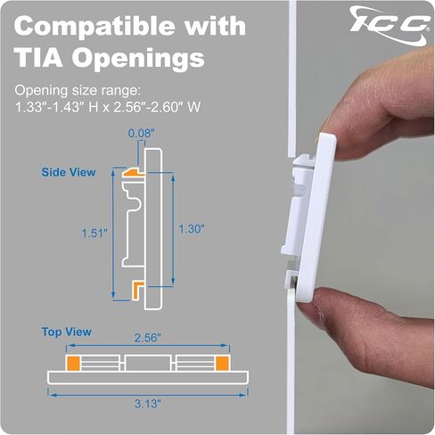 لوحة ICC Modular Furniture مع 3 منافذ (10 حزمة) ، TIA Cutout متوافق ، تصميم ثابت واحد ، دعم Keystone Jack ، أسود in Saudi Arabia