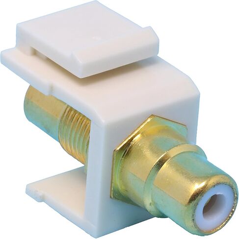 RiteAV RCA Blue Keystone Coupler Brown Female/Female in Saudi Arabia