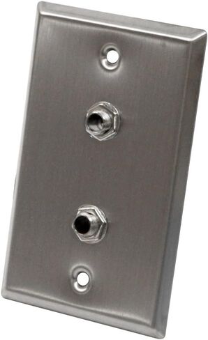 الصوت الزلزالي - SA -Plate21-2pack - زوج من لوحات الجدار الفولاذ المقاوم للصدأ - مزدوج 1/4 " in Saudi Arabia