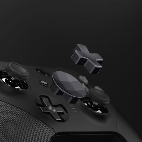 أزرار قذيفة كاملة من أزرار قذيفة سوداء متطرف + 6 في 1 مجاذيف من الصلب D-pads لوحدة التحكم في سلسلة Xbox Elite Series 2 in Kuwait