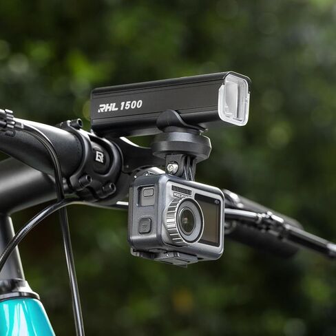روكبروس خارج جبل الدراجات الأمامية متوافقة مع Garmin Bryton GoPro- Cycling Handlebar 1.25 '/ 31.8mm in Saudi Arabia