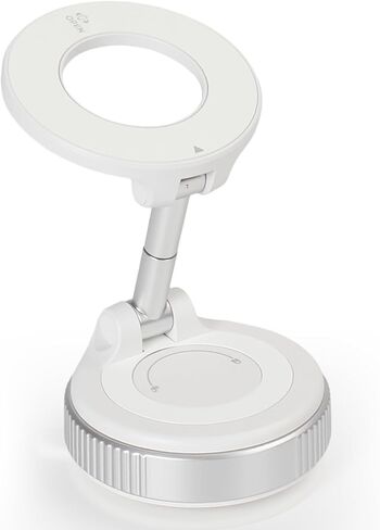 2025 Premium 360° Magnetic Car Phone Mount - Ultra-Strong Vacuum Suction for iPhone 16 Pro Max/Android - Foldable Adjustable Holder for Car/Truck/Gym/Home - Secure No-Slip Design (Black) in Saudi Arabia