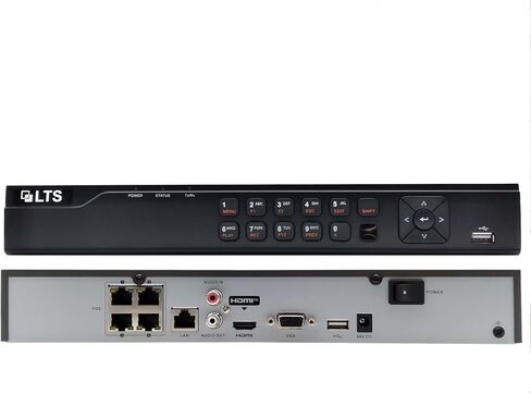 LTS 4CH IP KIT LTN8704QN-P4 مع 1TB HDD + CMIP1042W-28MA 4-CH NVR W/ 1TB HDD + 4MP CAMERAS IP (4 كاميرات) in Saudi Arabia
