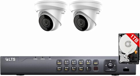 LTS 4CH IP KIT LTN8704QN-P4 مع 1TB HDD + CMIP1042W-28MA 4-CH NVR W/ 1TB HDD + 4MP CAMERAS IP (4 كاميرات) in Saudi Arabia