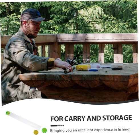 Totority 2pcs Fishing Lure Tube Holder PVC Floats Tube Fishing Floats Storage for Anglers in Saudi Arabia