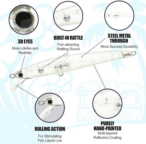 Lucky Craft Flashminnow 170SR (6.7 ") و 190SR (7.5") سحر الصيد ، البطيء الصاعد ، عمق 2-3 قدم ، صب طويل ، قبالة الشاطئ معدات صيد المياه المالحة للتونة ، الأصفر ، الكاليكو الكبير ، البحر الأبيض in Kuwait