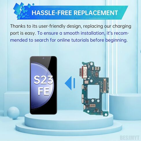 استبدال منفذ الشحن لـ Samsung Galaxy S23 Fe USB Dock Dock Connector Connector Flex Cable مع إصلاح منفذ Microphone Jack Headphone لـ SM-S711U1 SM-S711U in Saudi Arabia
