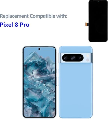 [with Bracket][Support Fingerprint Function] SWARK New OLED Display Replacement for Pixel 8 Pro LCD Display digitizer Touch Screen Assembly with Upgraded Repair Tools Kit in Saudi Arabia