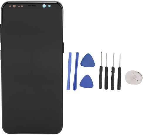 شاشة الاستبدال لـ S8 ، LCD Aigitizer Assembly لشاشة S8 TFT LCD مع أدوات إصلاح الإطار ، بدون بصمة in Saudi Arabia