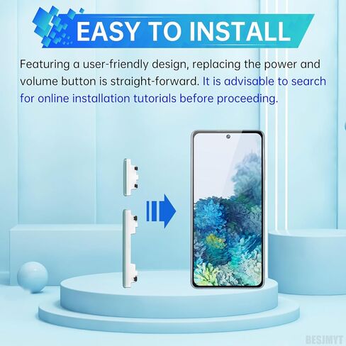 for Samsung Galaxy S20 FE 5G Power Button and Volume Button Replacement Side Button Power On Off Switch and Volume Button Replacement Model: SM-G781U SM-G781U1 Cloud Navy in Saudi Arabia
