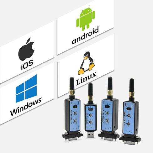 RCPORT-TD400 Long Range Bluetooth RS232 Serial Adapter Wireless 300M D-SUB9(F) in Saudi Arabia