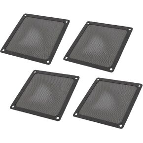 Yosoo PC Fan Dust Filter, PVC Computer Fan Filter Grills 140x140mm with Magnetic Frame Ultra Fine Mesh, 4pcs, for PC Case Fan Chicken Coop Vent (White) in Saudi Arabia