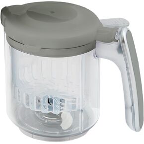 Replacement Stirring Cup & Blade with Steaming Basket for EVLA'S Baby Food Maker - White in Saudi Arabia