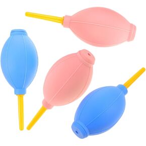 4Pcs Eyelash Dryer Air Blower Manual Rubber Pump for Quick Drying Cleaning User Friendly Tool for Eyelash Extensions Camera Lens Maintenance Blue Pink in Kuwait