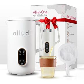 Automatic 10 in 1 Nut Milk Maker Machine 27 oz | Homemade Coconut, Oat, Almond Milk, Plant Based Beverages | Soybean Machine With Delay Start, Self-Cleaning & Boil Water | E-recipe Cookbook, White in Saudi Arabia