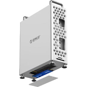 ORICO MiniPro Stand with 1TB NVMe SSD, 4-in-1 USB-C Hub for Mac mini, 10Gbps High-Speed Data Transfer, Tool-Free Design, Soft Silicone Protection, External Storage Solution (MS10-1T) in Kuwait