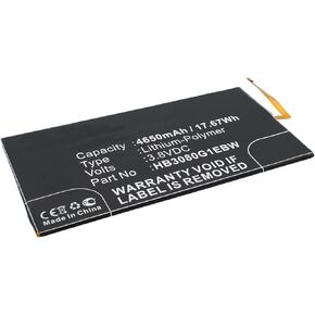 Synergy Digital Tablet Battery, Compatible with Huawei HB3080G1EBC Tablet, (Li-Pol, 3.8V, 4650mAh) Ultra High Capacity, Replacement for Huawei HB3080G1EBC Battery in Saudi Arabia