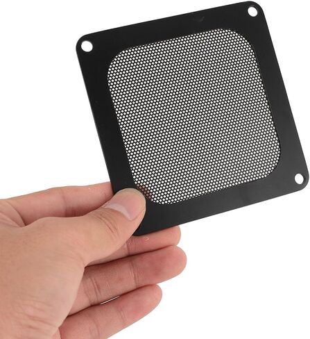 Yosoo 4PCS Magnetic Frame PC Fan Dust Mesh, PVC Fan Grille Net Prevent Dust Overheating Ventilated Fan Filter Grills 3.66x3.66in with Screw Installation (White) in Saudi Arabia